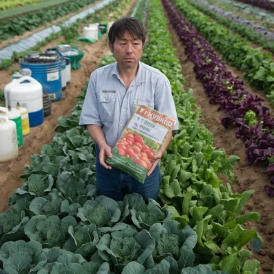 農家は毎年新しい種を購入し、さらに農薬や肥料も合わせて買わなければならない