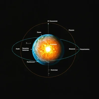 これらの要素が複雑に絡み合うことで、地球に届く太陽エネルギーの分布が変化し、長期的な気候変動が引き起こされます。